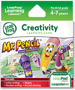LeapFrog Mr. Pencil Saves Doodleburg Learning Game